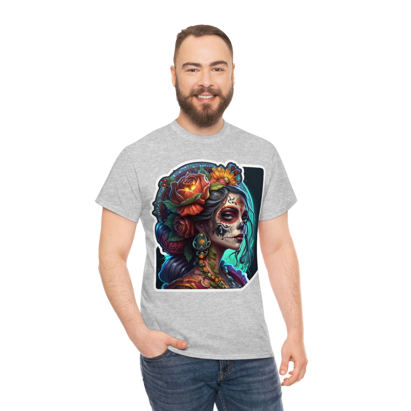 Day Of the Dead - Princess of Virtue - Unisex Heavy Cotton Tee 34036