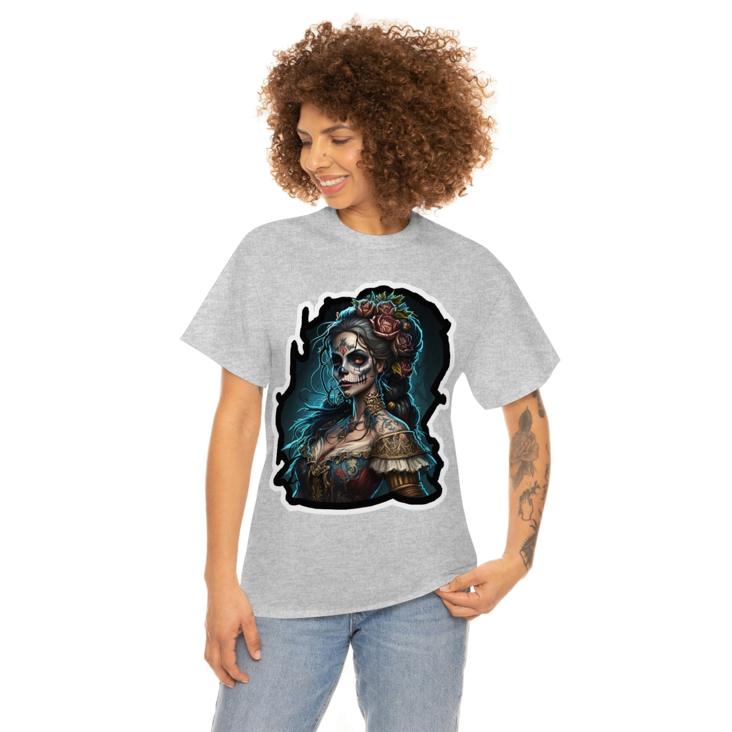 Day Of the Dead - Queen of the Dead - Unisex Heavy Cotton Tee 34026