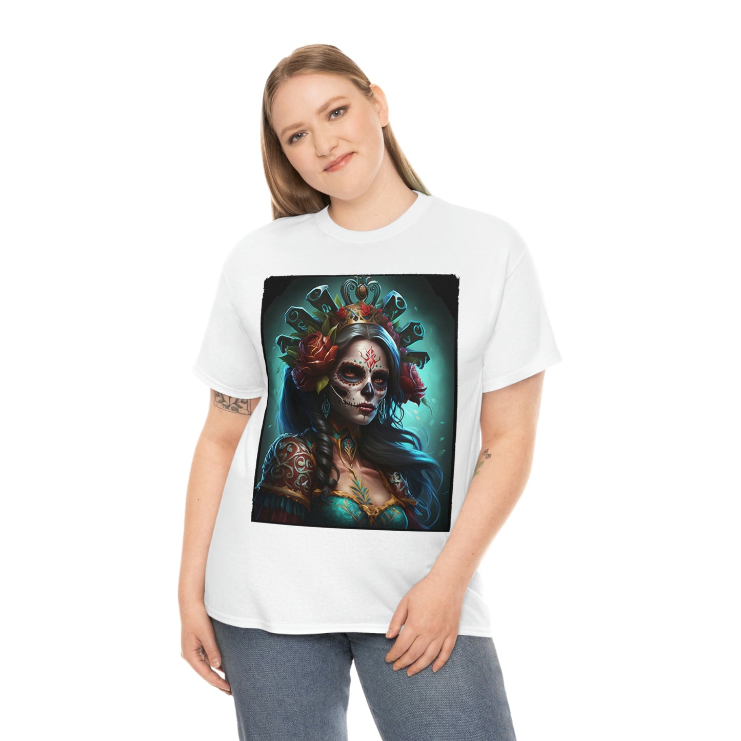 Day Of the Dead - Queen of the Crypt - Unisex Heavy Cotton Tee 34021