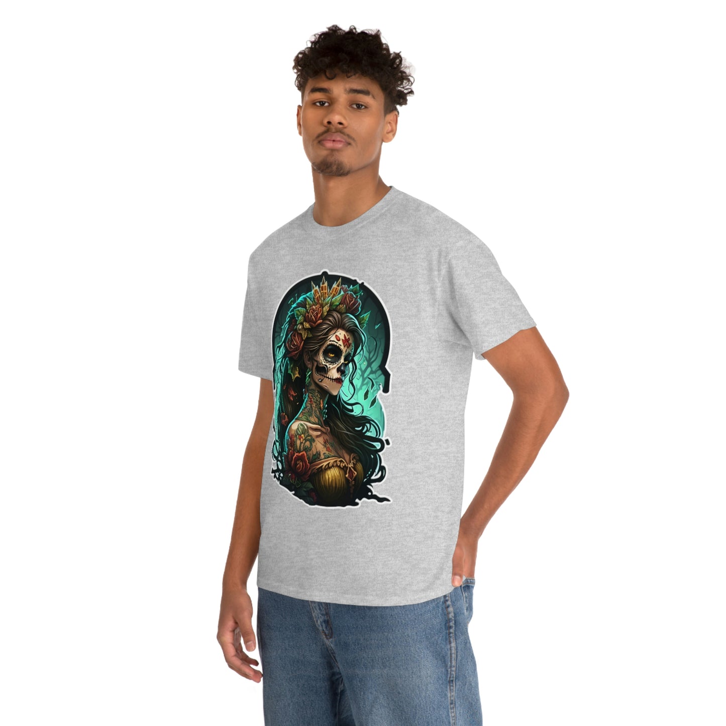 Day Of the Dead - Queen of Death - Unisex Heavy Cotton Tee 34027