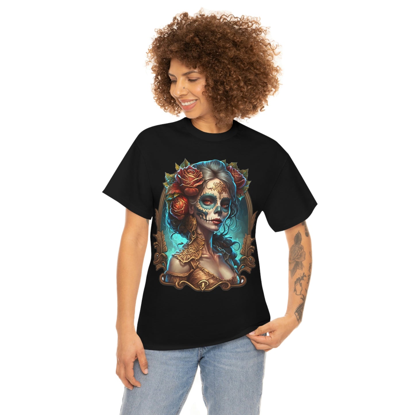 Day Of the Dead - Madam Death - Unisex Heavy Cotton Tee 34020