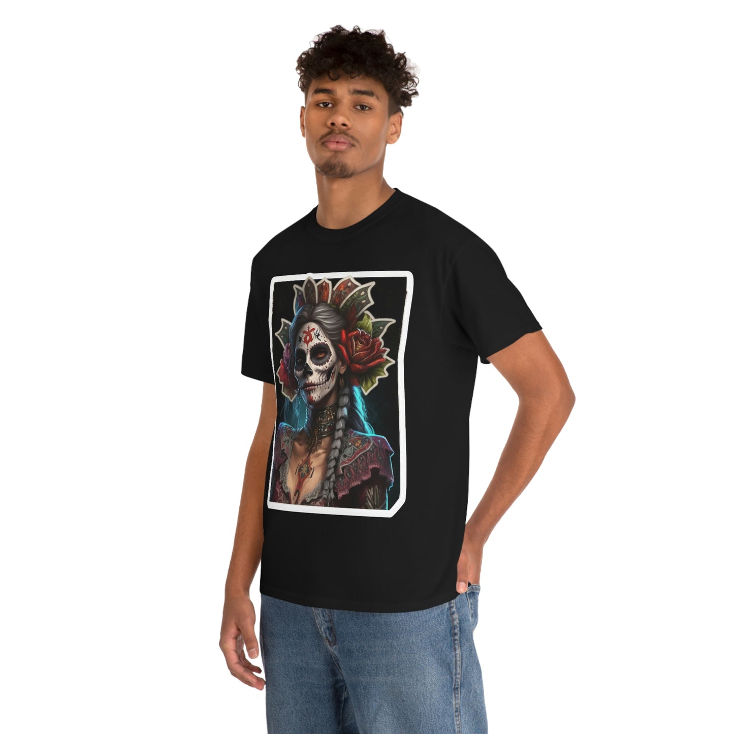 Day Of the Dead - Deadly Lady - Unisex Heavy Cotton Tee 34025