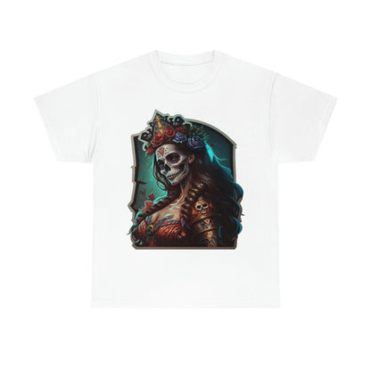 Day Of the Dead - Lady  Maria - Unisex Heavy Cotton Tee 34038