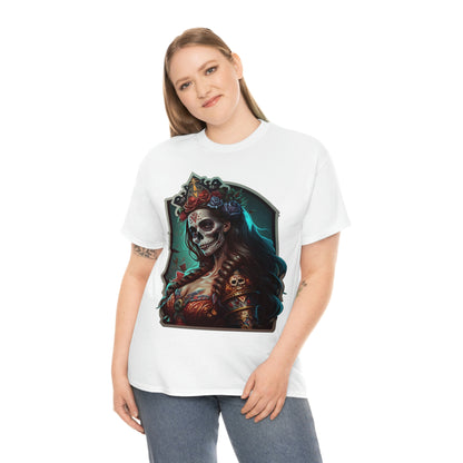 Day Of the Dead - Lady  Maria - Unisex Heavy Cotton Tee 34038