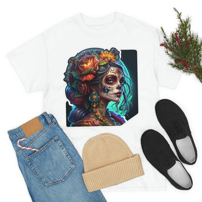 Day Of the Dead - Princess of Virtue - Unisex Heavy Cotton Tee 34036