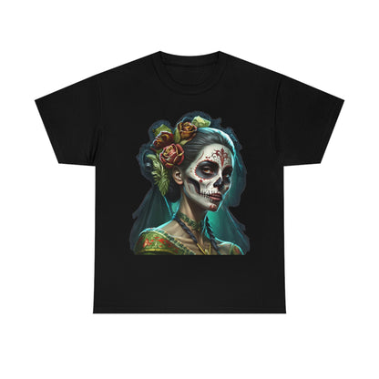 Day Of the Dead - Lady with Strife - Unisex Heavy Cotton Tee 34037