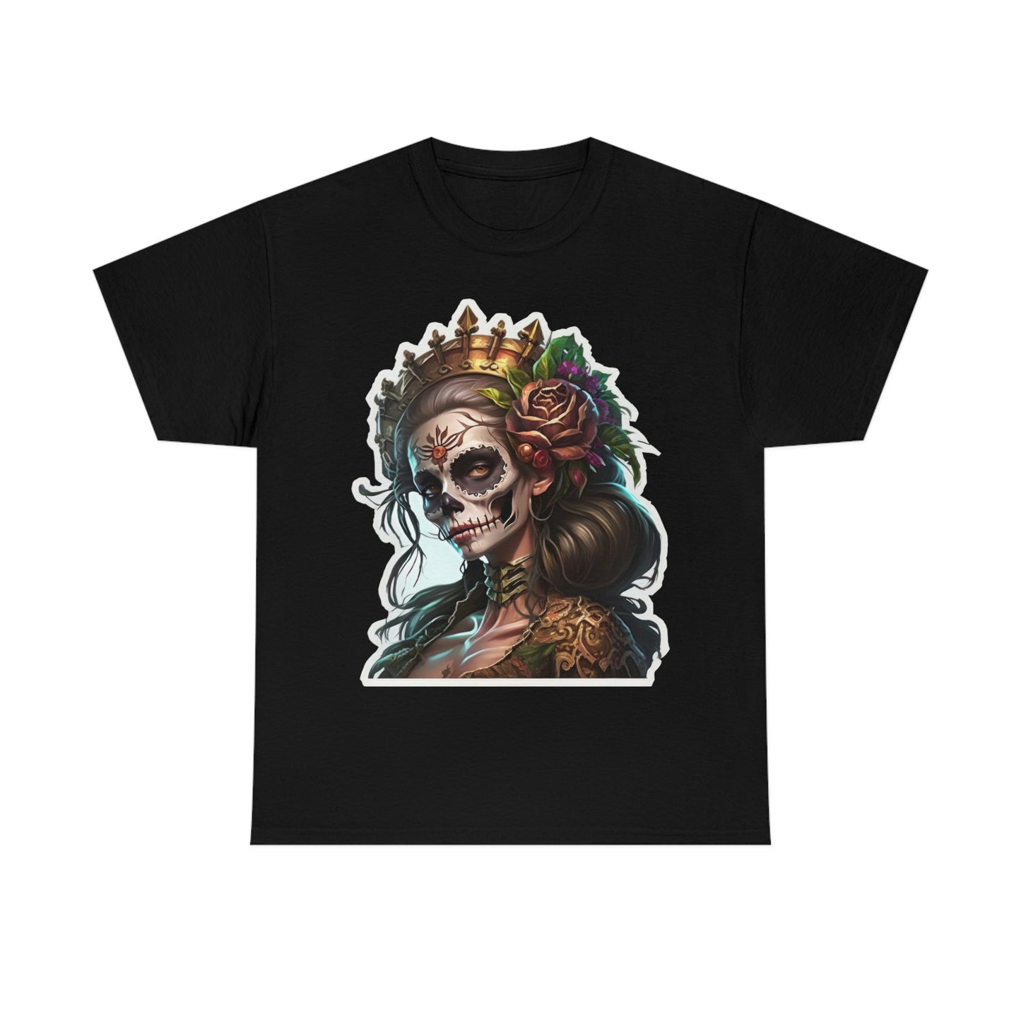 Day Of the Dead - Lady of the Rose - Unisex Heavy Cotton Tee 34035