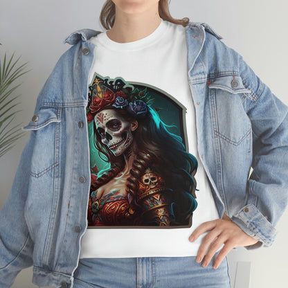 Day Of the Dead - Lady  Maria - Unisex Heavy Cotton Tee 34038