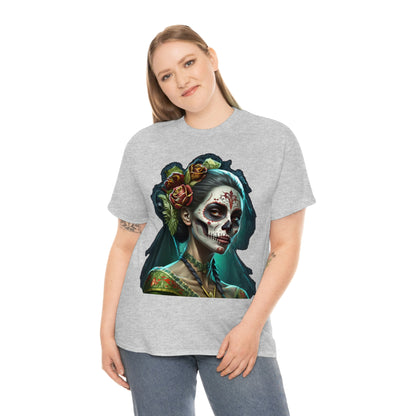 Day Of the Dead - Lady with Strife - Unisex Heavy Cotton Tee 34037