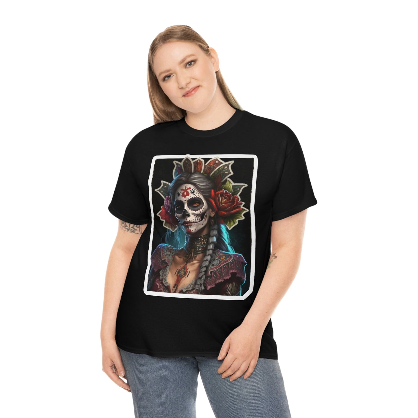 Day Of the Dead - Deadly Lady - Unisex Heavy Cotton Tee 34025