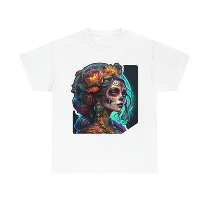 Day Of the Dead - Princess of Virtue - Unisex Heavy Cotton Tee 34036