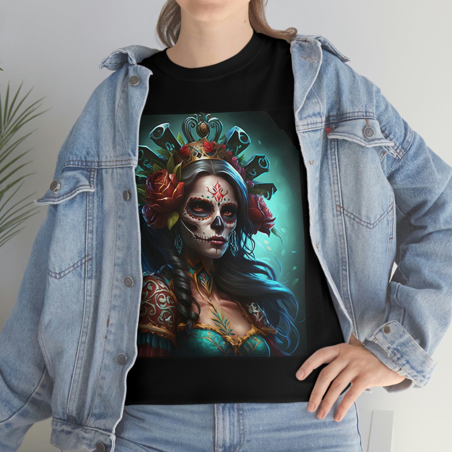 Day Of the Dead - Queen of the Crypt - Unisex Heavy Cotton Tee 34021