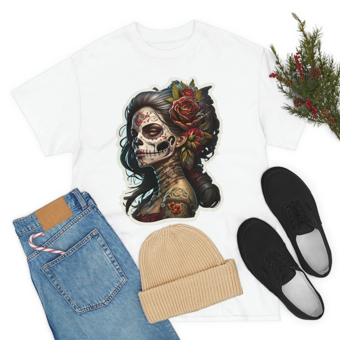 Day Of the Dead - Mistress of Death - Unisex Heavy Cotton Tee 34022