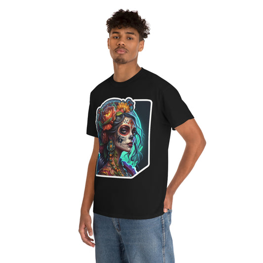 Day Of the Dead - Princess of Virtue - Unisex Heavy Cotton Tee 34036