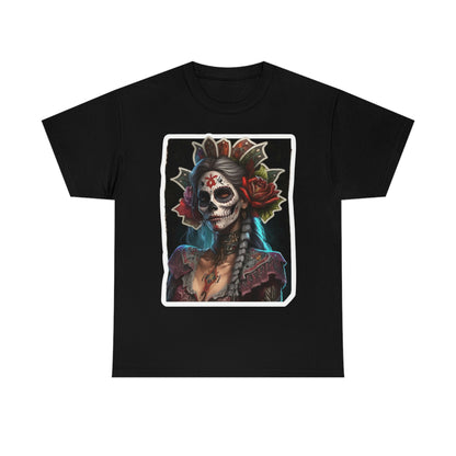 Day Of the Dead - Deadly Lady - Unisex Heavy Cotton Tee 34025