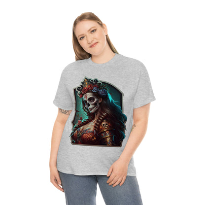 Day Of the Dead - Lady  Maria - Unisex Heavy Cotton Tee 34038