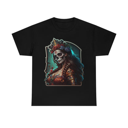 Day Of the Dead - Lady  Maria - Unisex Heavy Cotton Tee 34038