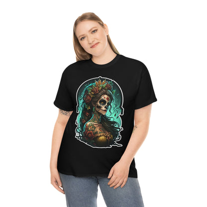 Day Of the Dead - Queen of Death - Unisex Heavy Cotton Tee 34027