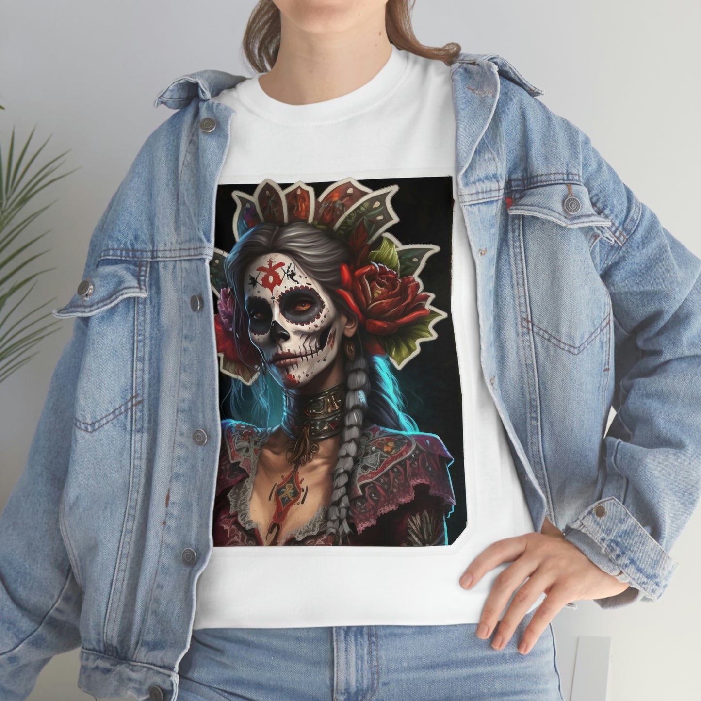 Day Of the Dead - Deadly Lady - Unisex Heavy Cotton Tee 34025