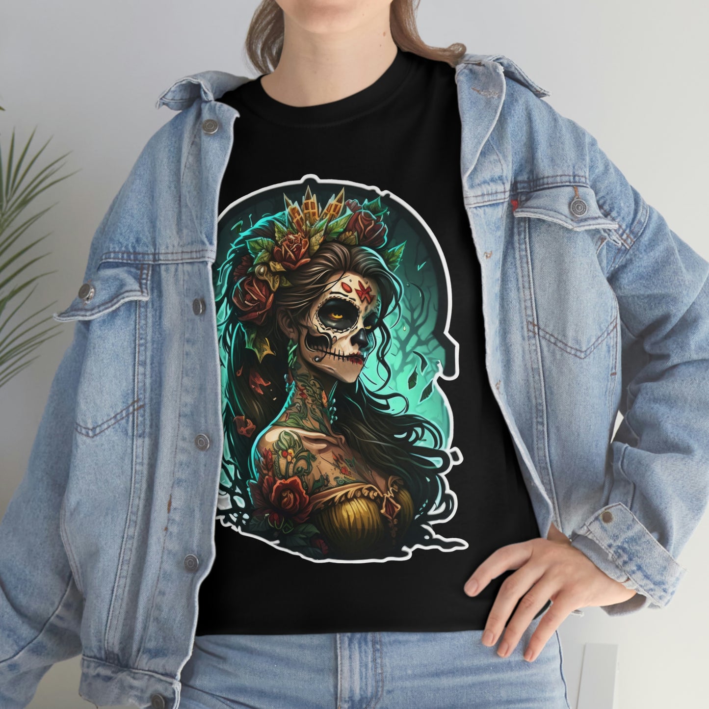 Day Of the Dead - Queen of Death - Unisex Heavy Cotton Tee 34027