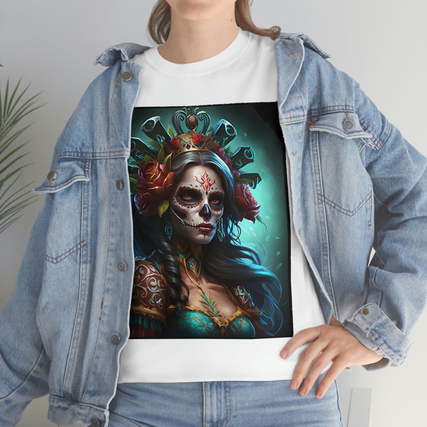 Day Of the Dead - Queen of the Crypt - Unisex Heavy Cotton Tee 34021