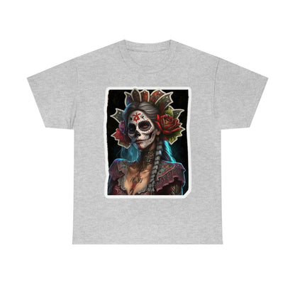 Day Of the Dead - Deadly Lady - Unisex Heavy Cotton Tee 34025