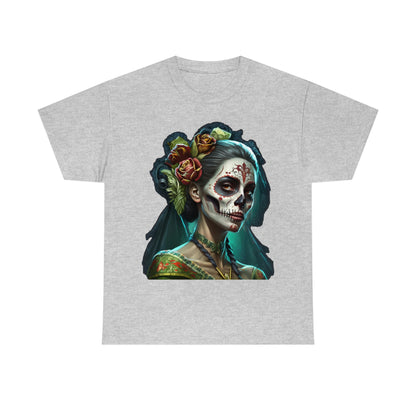 Day Of the Dead - Lady with Strife - Unisex Heavy Cotton Tee 34037