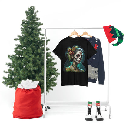 Day Of the Dead - Lady with Strife - Unisex Heavy Cotton Tee 34037